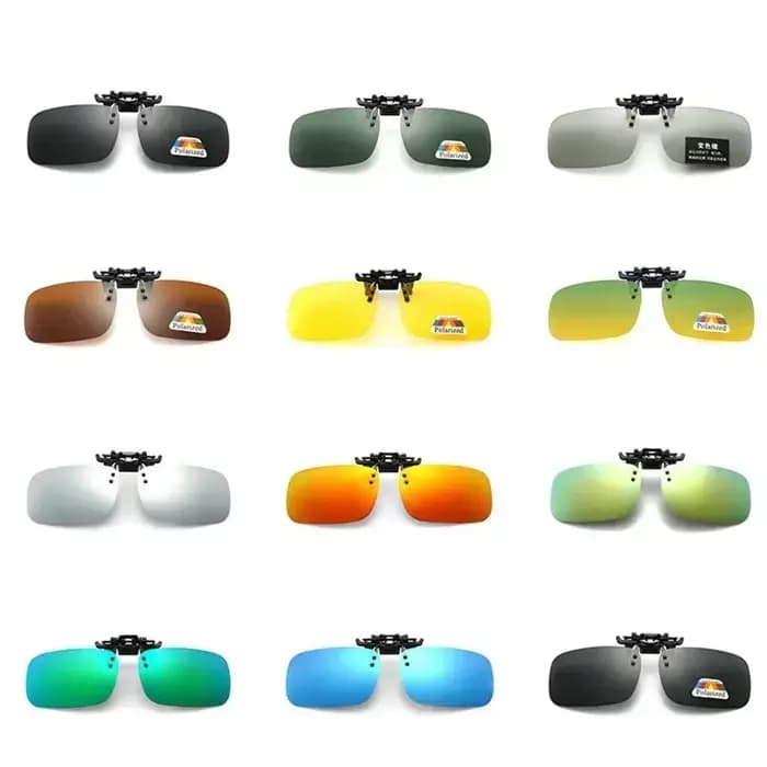 Ensemble de lunettes de soleil à clip polarisé