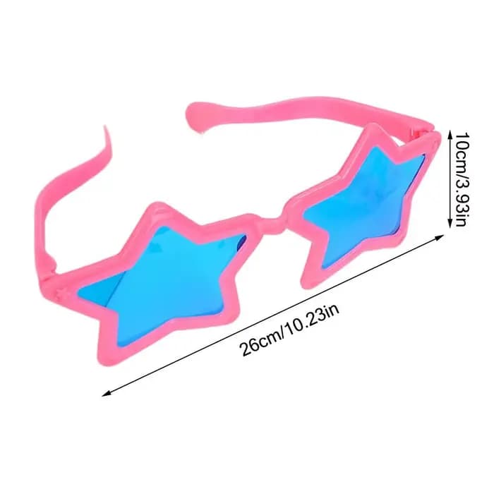 Lunettes de soleil pentagramme pour carnaval d'halloween