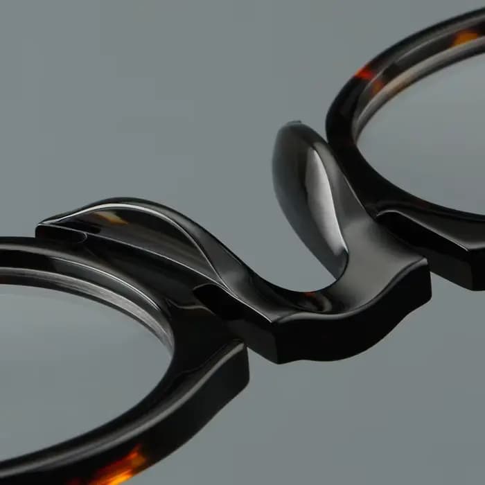 Monture de lunettes en acétate vintage pour hommes et femmes