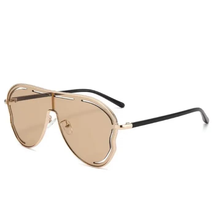 Lunettes de soleil oversize monobloc pour femme