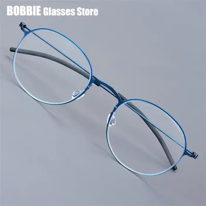 Monture de lunettes ronde classique pour hommes et femmes