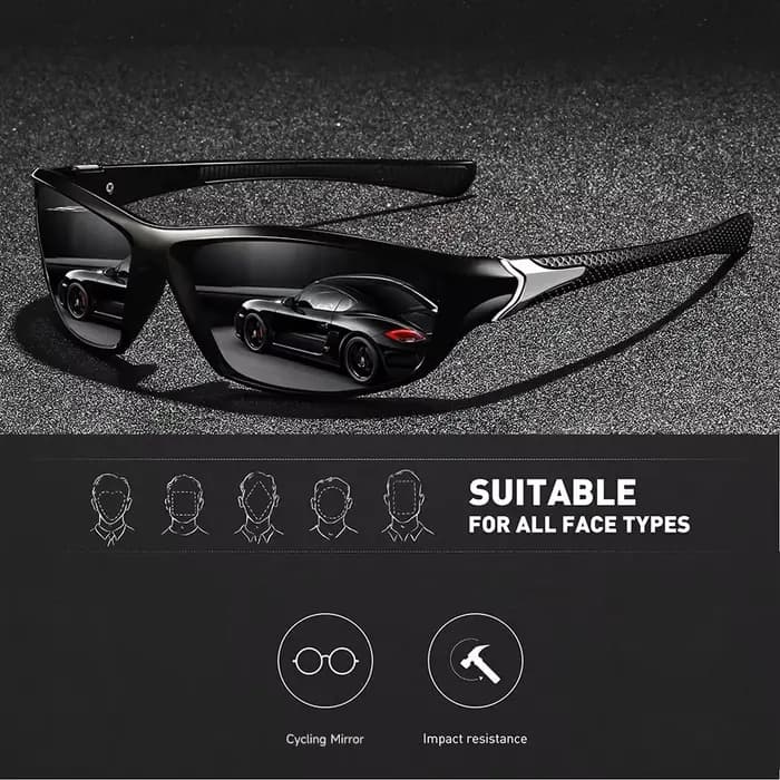 Lunettes de soleil classiques vintage pour la pêche