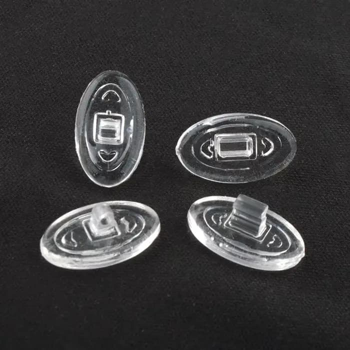 20 pièces/100 pièces Silicone Lunettes Antarcpromp ket Anti-ald Doux Confortable Ovale AntarcPads Verre Support