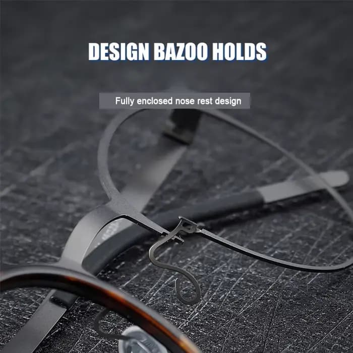 Lunettes en titane pur pour hommes
