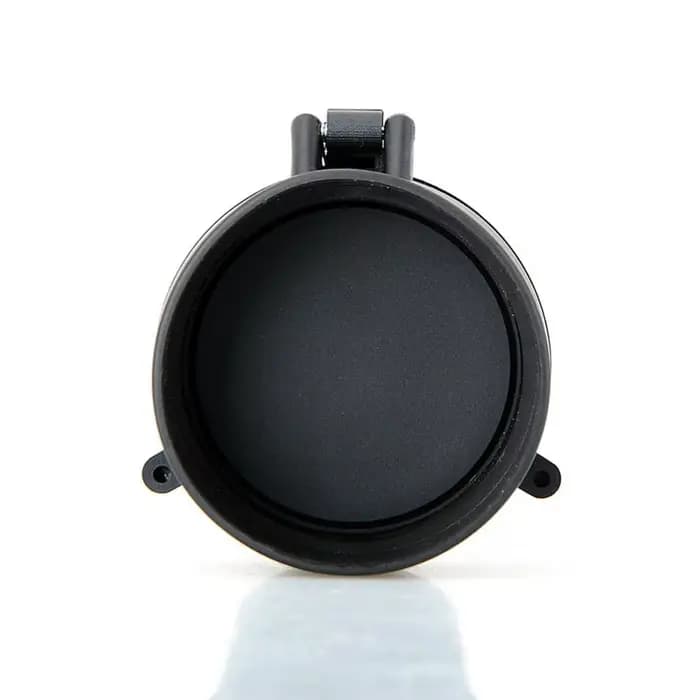 Couvercle de portée de fusil 25 5mm 64mm, couvercle d'objectif rabattable, capuchon à ressort rapide, couvercle d'objectif, calibre de portée de chasse