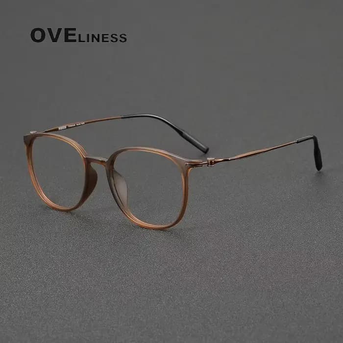 2025 Vintage acétate titane lunettes cadre hommes