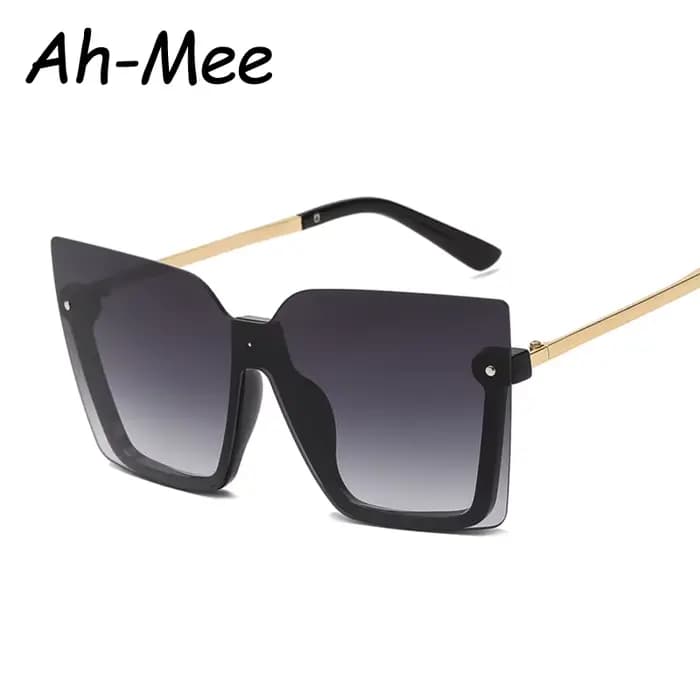 Randonnée surdimensionné carré Anti lumière lunettes femmes Vintage nuances marque concepteur grandes