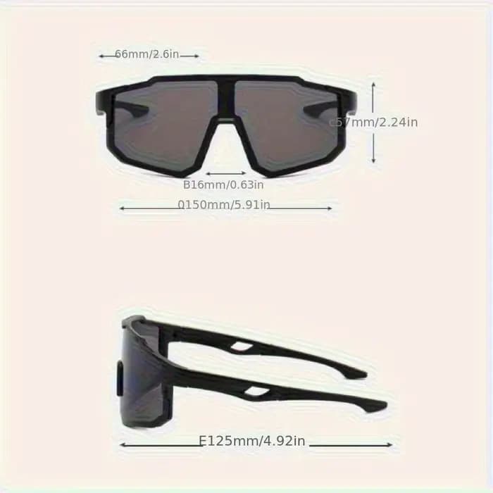 Lunettes à grande monture pour hommes