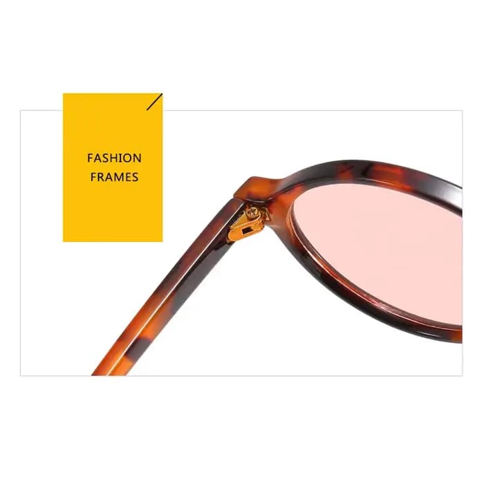 Lunettes de soleil ovales vintage pour femmes