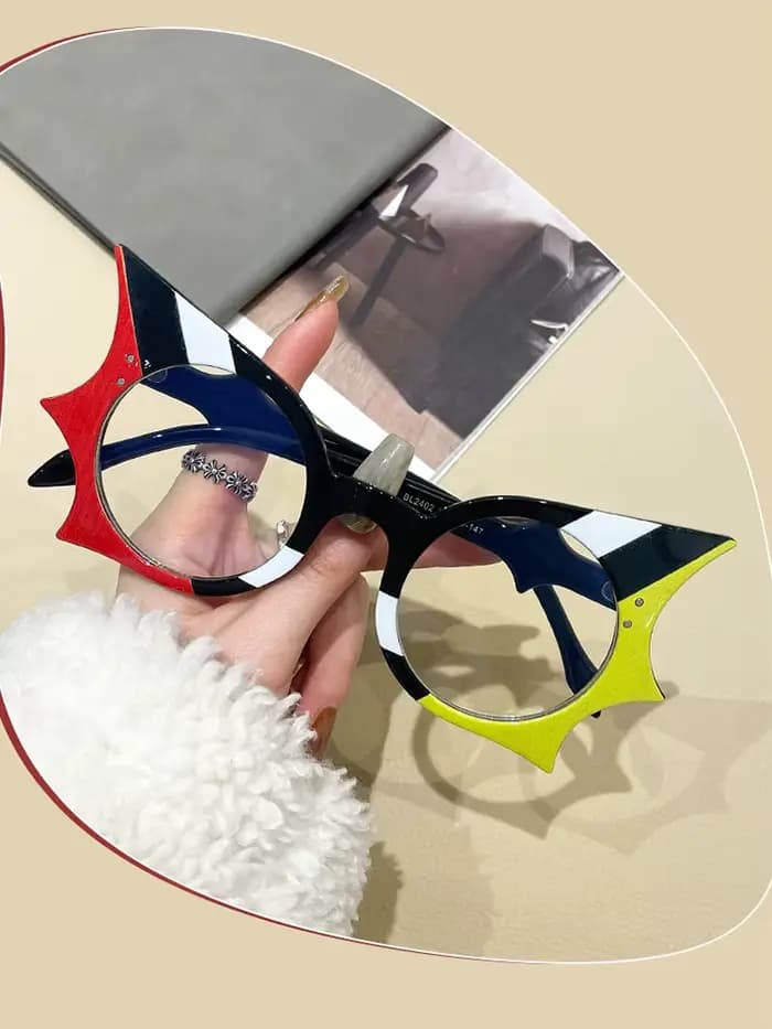 Papillon optique Transparent clair lunettes cadre oeil de chat montures pour femmes mode
