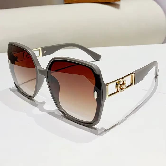 Lunettes de soleil carrées surdimensionnées pour femmes