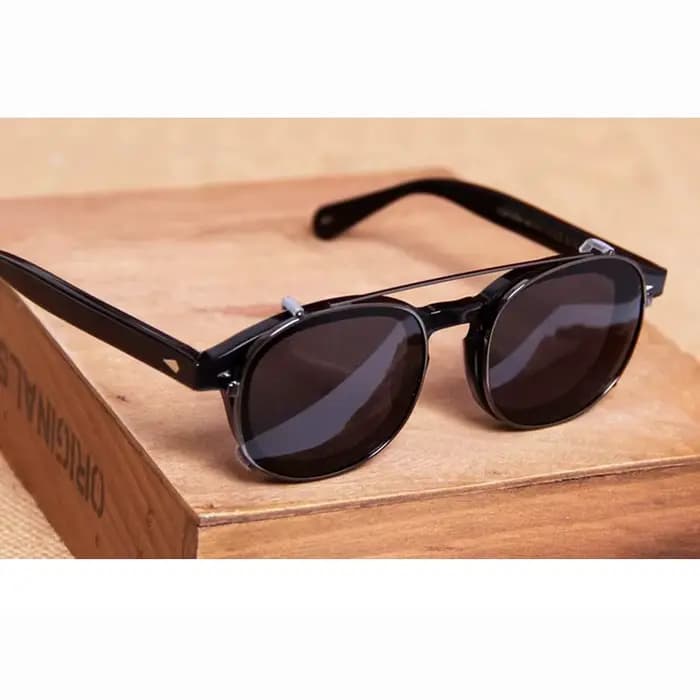 Lemtosh pince sur lunettes de soleil hommes Johnny Depp lentille polarisée femmes marque de luxe Vintage polyvalent