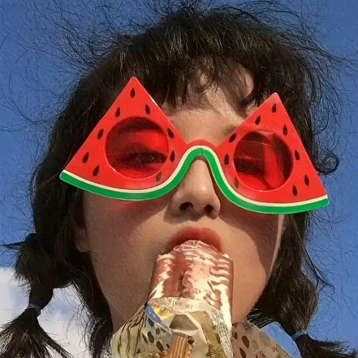 Lunettes de soleil à fruits