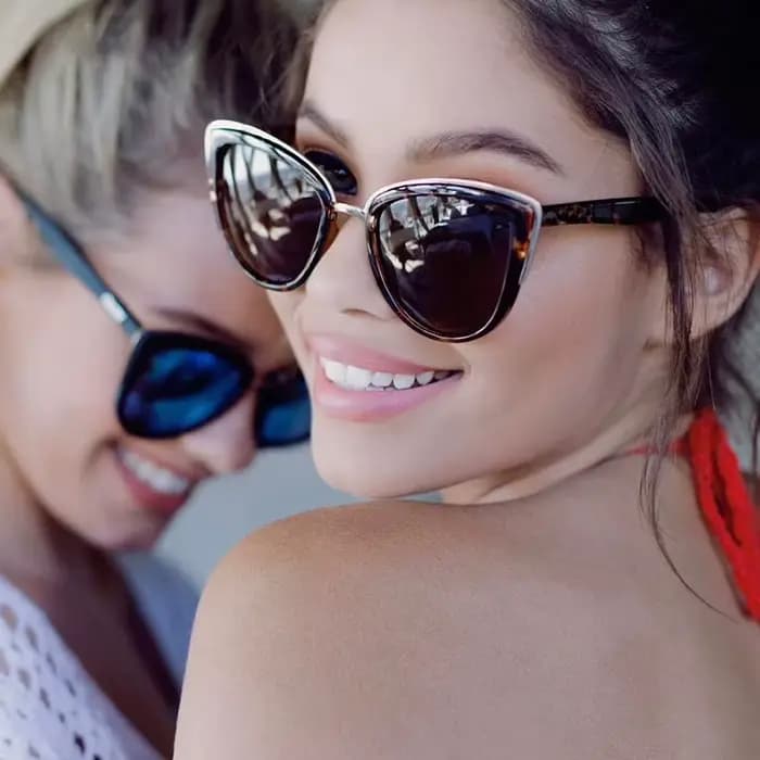 Lunettes de soleil œil de chat pour femmes et hommes