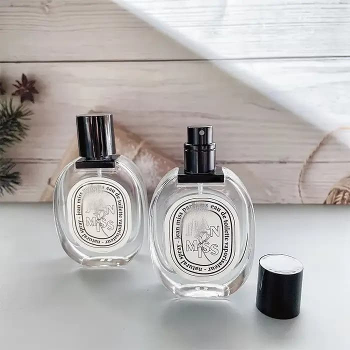 Bouteille distributrice de parfum 30ml, bouteille en verre de qualité supérieure, vaporisateur de grande capacité, bouteilles vides de remplacement à pression Portable haut de gamme