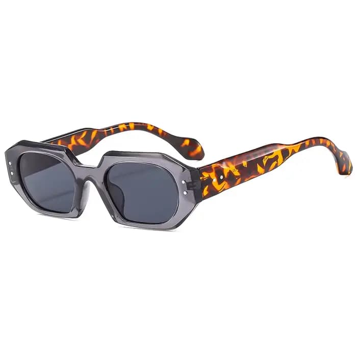 Petites lunettes de soleil rectangulaires pour hommes et femmes