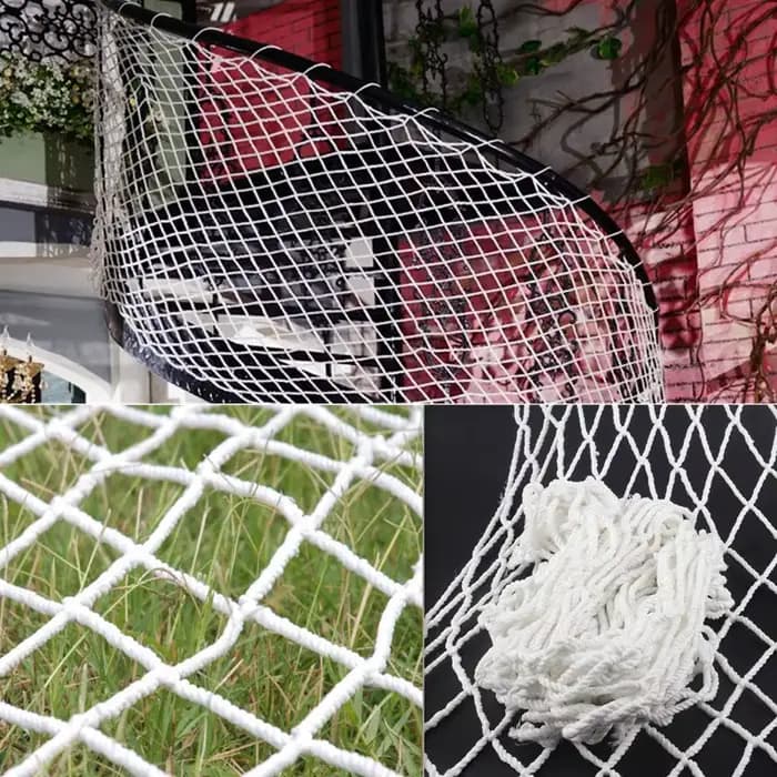Filet de clôture de sécurité pour animaux de compagnie pour enfants, clôture de sécurité pour la maison, le balcon, les escaliers, le site de construction, la chute, la ULen nylon, la maille, la taill