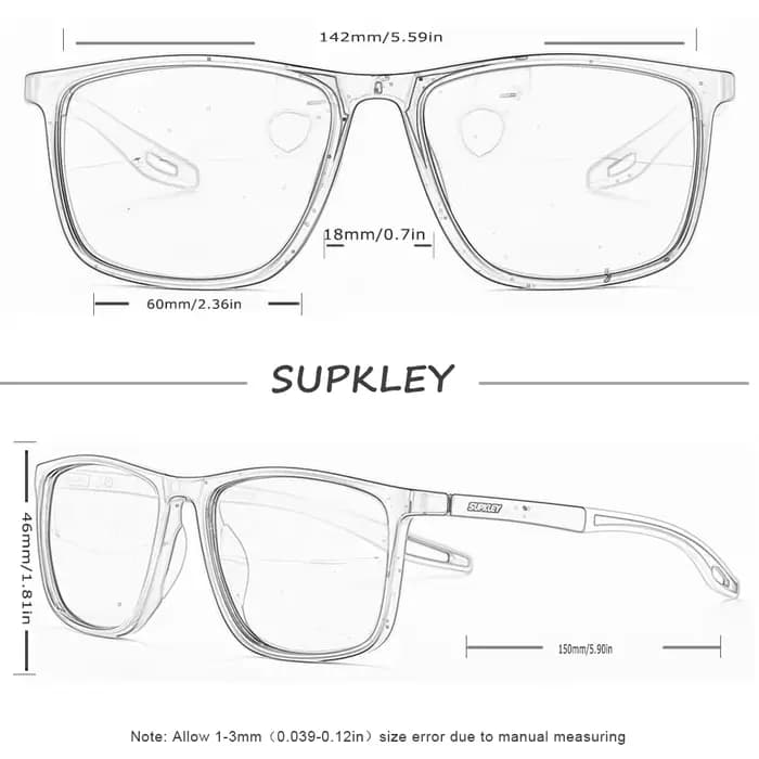 SUPKatteign- Lunettes de soleil de sport polarisées pour hommes et femmes