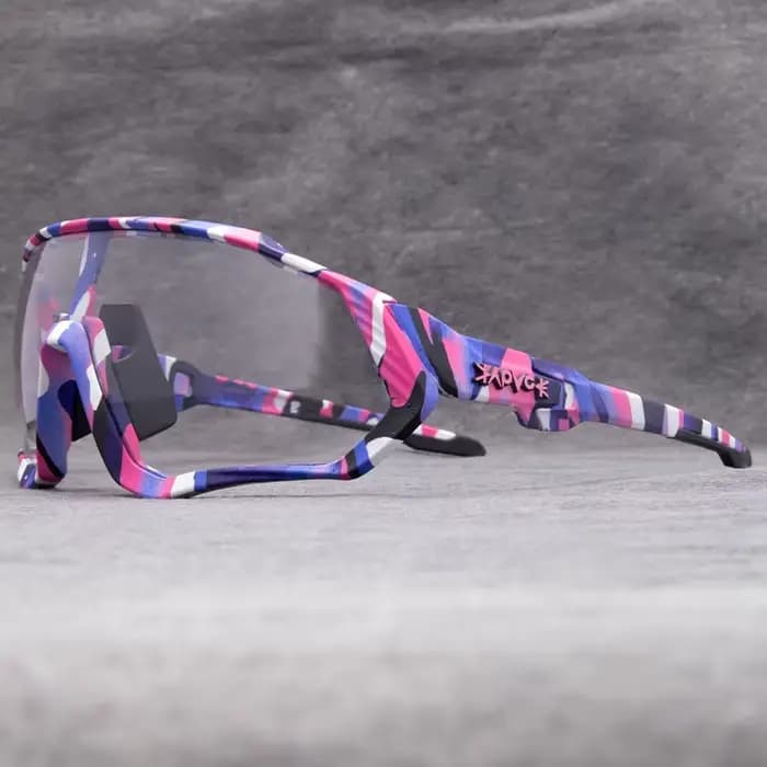 Lunettes de cyclisme KAPVOE à changement de couleur