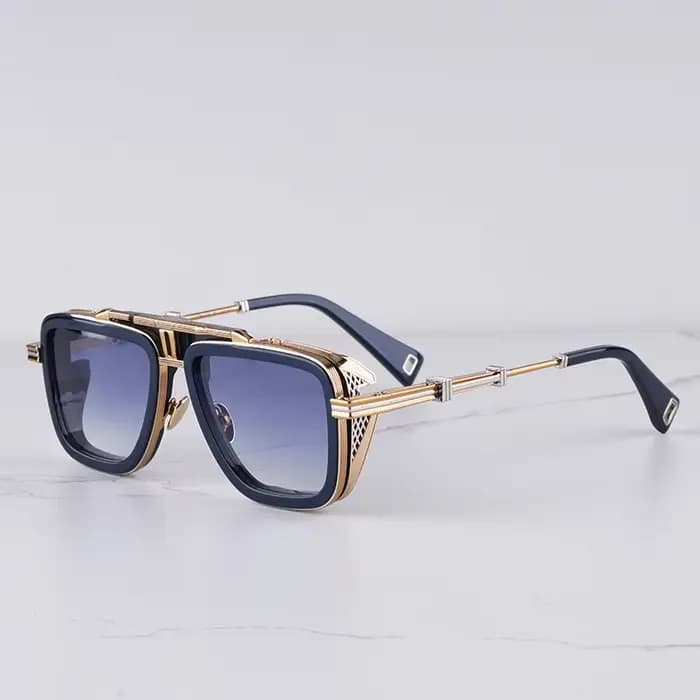Lunettes de soleil GTO Original High Street noires et or pour homme