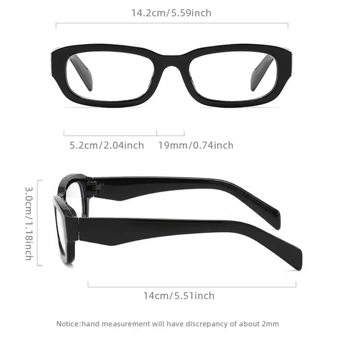 Lunettes photochromiques rectangulaires pour femmes
