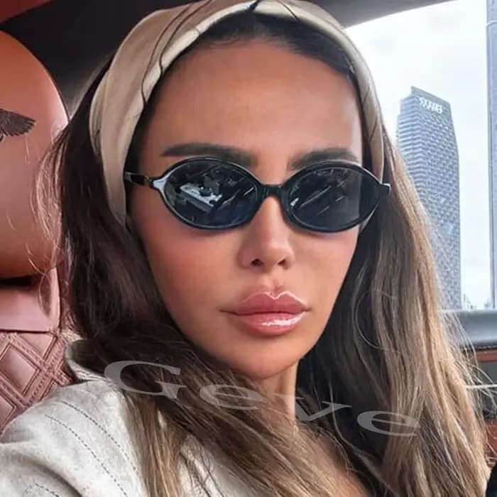 Lunettes de soleil ovales mignonnes pour femmes