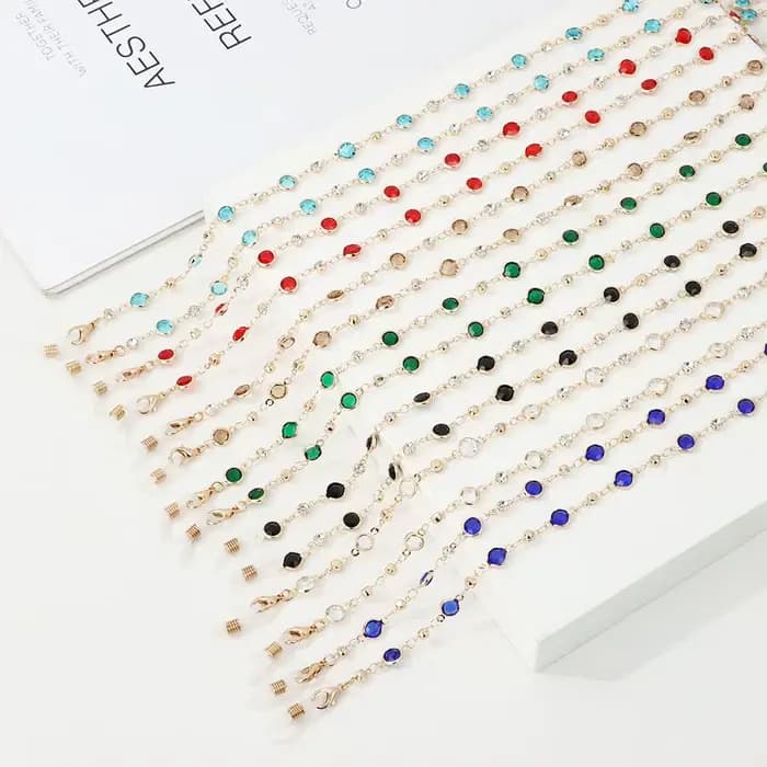 JOFor-Lunettes de soleil en cristal pour femmes
