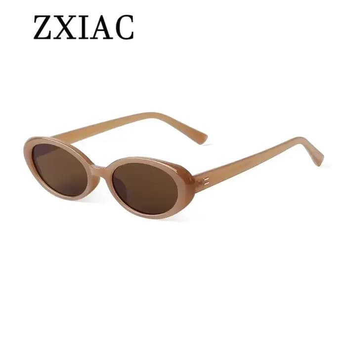 Lunettes de soleil ovales rétro pour femmes et hommes