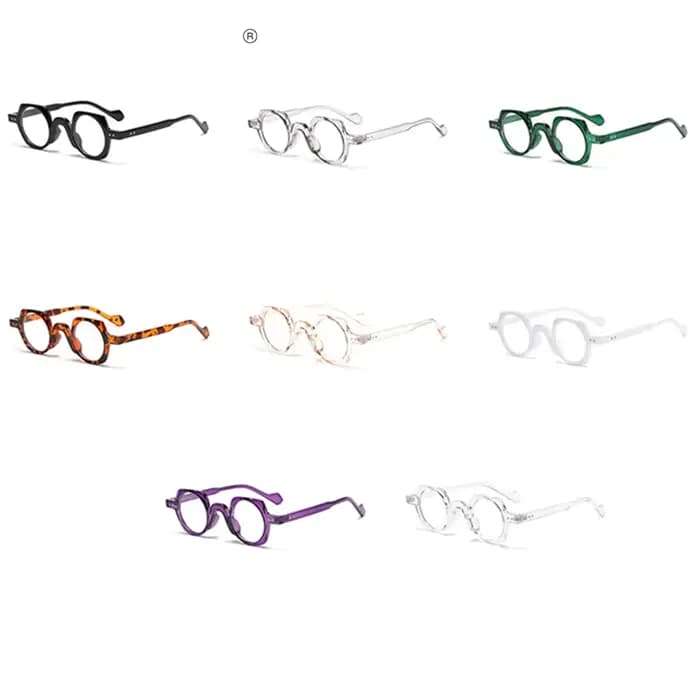 JNPCXI nouveauté rétro rond Punk lunettes pour hommes lentille claire mode