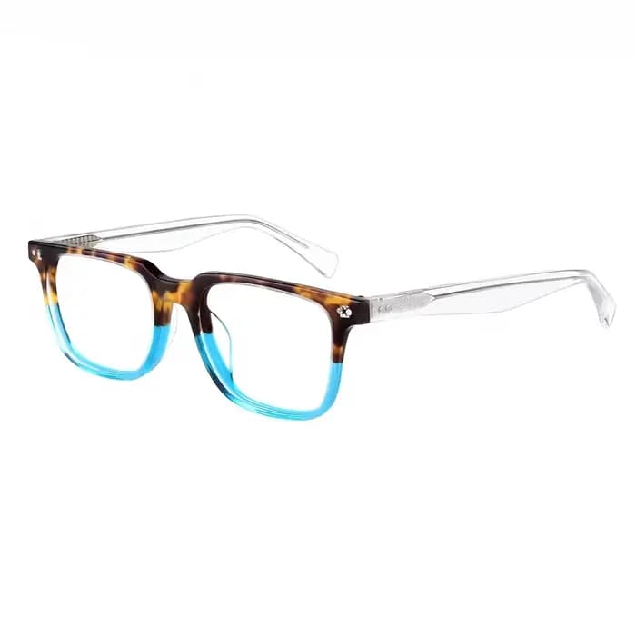 Lunettes carrées Vintage faites à la main pour hommes et femmes