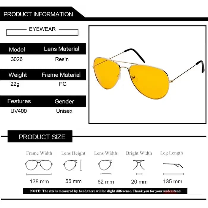 Lunettes de soleil classiques pour homme YOOSKE
