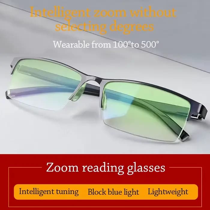 Lunettes de lecture Anti-rayons bleus, intelligentes, Zoom automatique, mise au point automatique, p