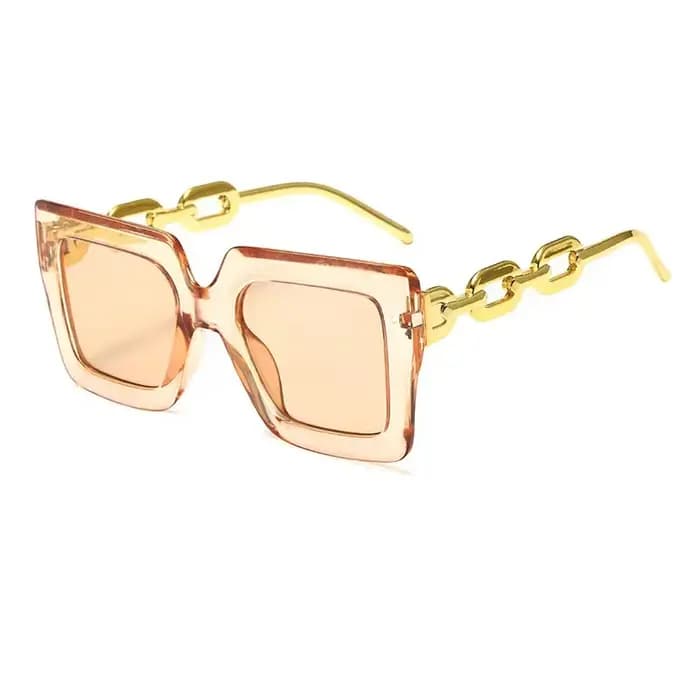 Lunettes de soleil carrées de luxe pour femmes