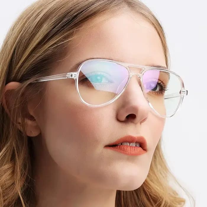 MYT_0196 lunettes claires classiques chaudes cadre en or