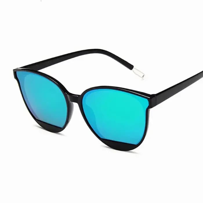 Lunettes de soleil UV400 pour femmes, nouvelle collection 2025, vintage, métal, miroir, classique, v
