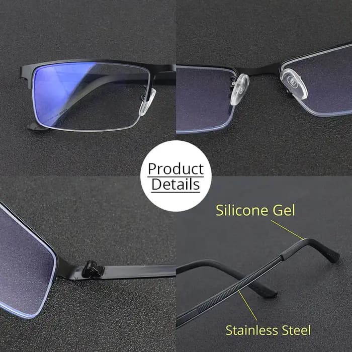 Lunettes de soleil photochromiques pour femmes et hommes, Anti-rayon bleu, pour ordinateur, demi-mon
