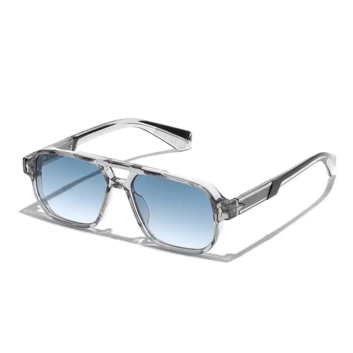 Lunettes de soleil rétro transparentes pour hommes et femmes