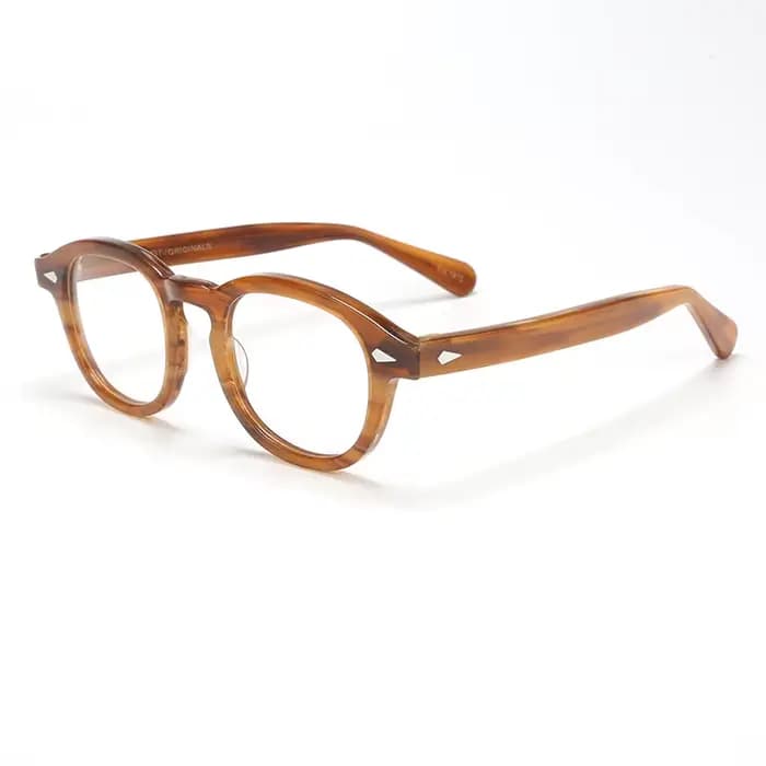 Lunettes Vintage en acétate pour hommes et femmes, monture ronde, Prescription, myopie, optique, rét