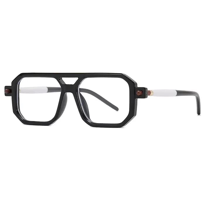 Lunettes à monture épaisse surdimensionnée pour hommes