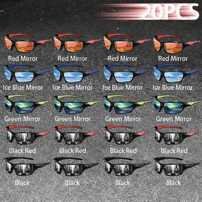 Lunettes de soleil classiques à couleurs contrastées