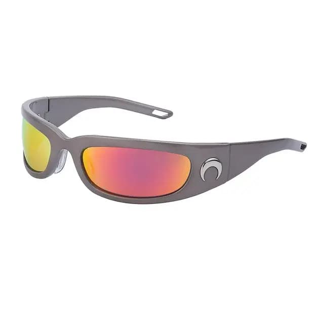 Nouvelles Lunettes de Soleil Rectangulaires 2026 Femme Homme Vintage Cyclisme Sport Extérieur Hip Hop Punk Y2K