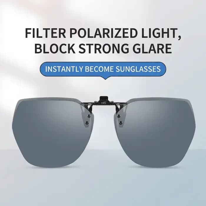 KLASSNUM Lunettes de soleil polarisées à clipser