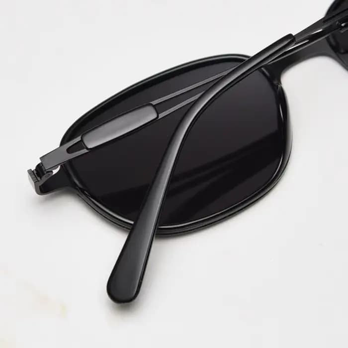 Ayou-Lunettes de soleil ovales polarisées en alliage pour hommes et femmes