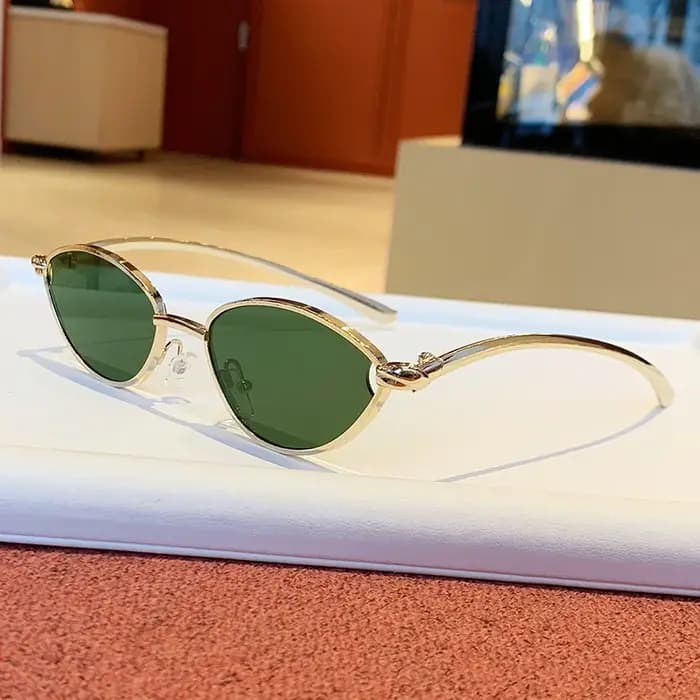 Lunettes de soleil œil de chat de luxe pour femmes