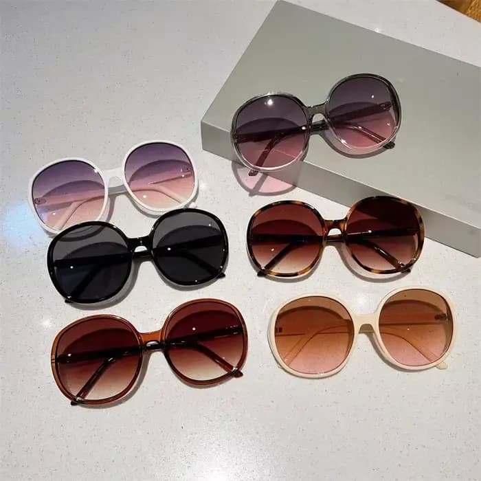 Lunettes de soleil rondes de créateur de marque de luxe pour femmes et hommes, lunettes de soleil vintage à la mode, lunettes de soleil ChimPunk Respzed Big Frame Shades, UV400
