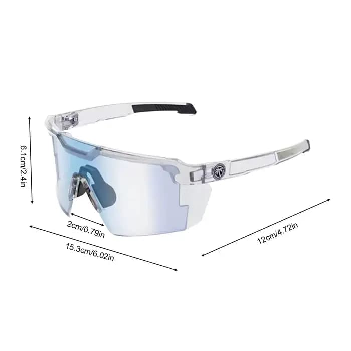 Lunettes de soleil de sécurité photochromiques incassables pour hommes
