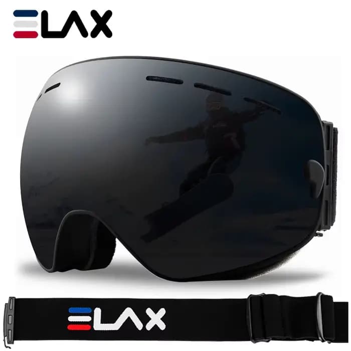 ELAX marque Double couches Anti-buée lunettes de Ski motoneige masque de Ski