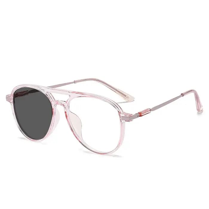 Lunettes photochromiques à Double pont pour hommes et femmes