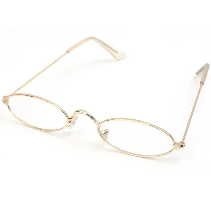 Lunettes ovales Vintage en métal pour femmes et filles