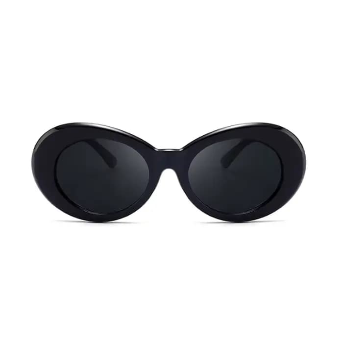 Vintage ovale rond lunettes De soleil femme marque